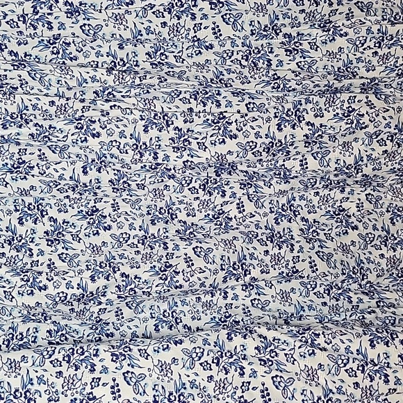 Universal Thread White and Blue Floral Midi Dress - Picture 5 of 9